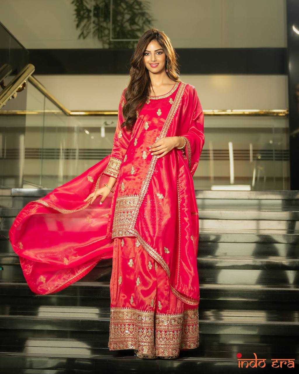 Ynf Simar silk KESH158 9022 Suits & Dresses Wedding Collections Festive Collections Wholesale Embroidery Suits Palazzo Suit Ladies Silk Suit Manufacturer