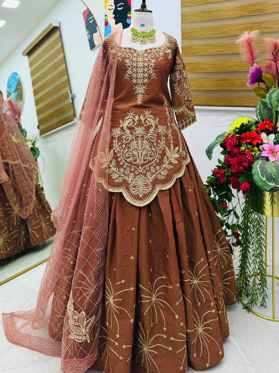 Ynf Simar silk KESH158 Simaran Lehengas Wedding Collections Festive Collections Wholesale Designer Lehenga Silk Lehenga Lehenga With Dupatta Manufacturer