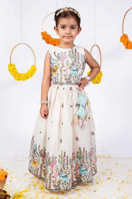 Ynf Soft Cotton RIN107 301 Kids Wear Wholesale Kids Frocks Girls Ethnic Wear Kids Wedding Outfits Manufacturer