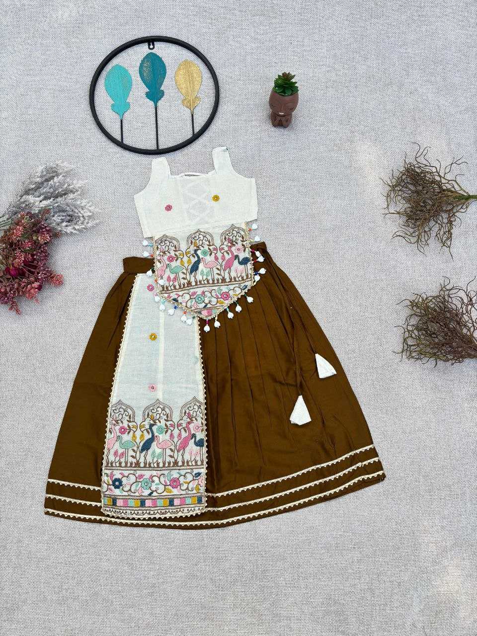 Ynf Soft Cotton RIN107 319 Kids Wear Wholesale Kids Frocks Girls Cotton Frocks Kids Designer Frock Manufacturer