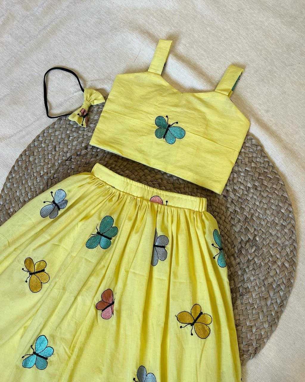 Ynf Soft Cotton RIN107 329 Kids Wear Wholesale Kids Lehenga Kids Traditional Outfits Baby Girl Lehenga Manufacturer
