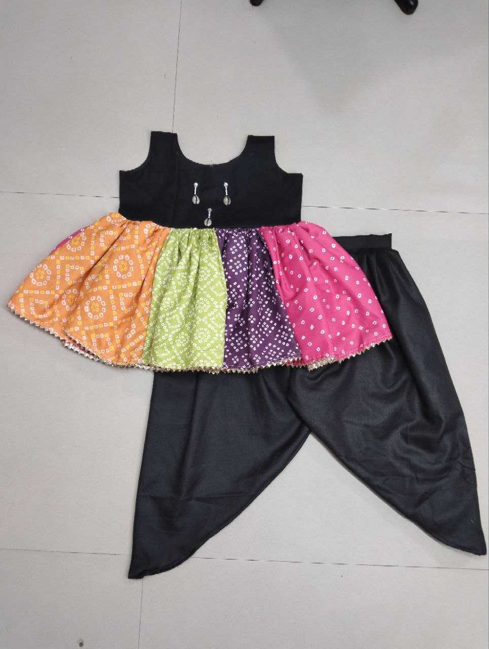 Ynf Soft Cotton RIN107 Kids Wear Wholesale Kids Traditional Outfits Kids Kurta Pajama Kids Navratri Outfits Manufacturer
