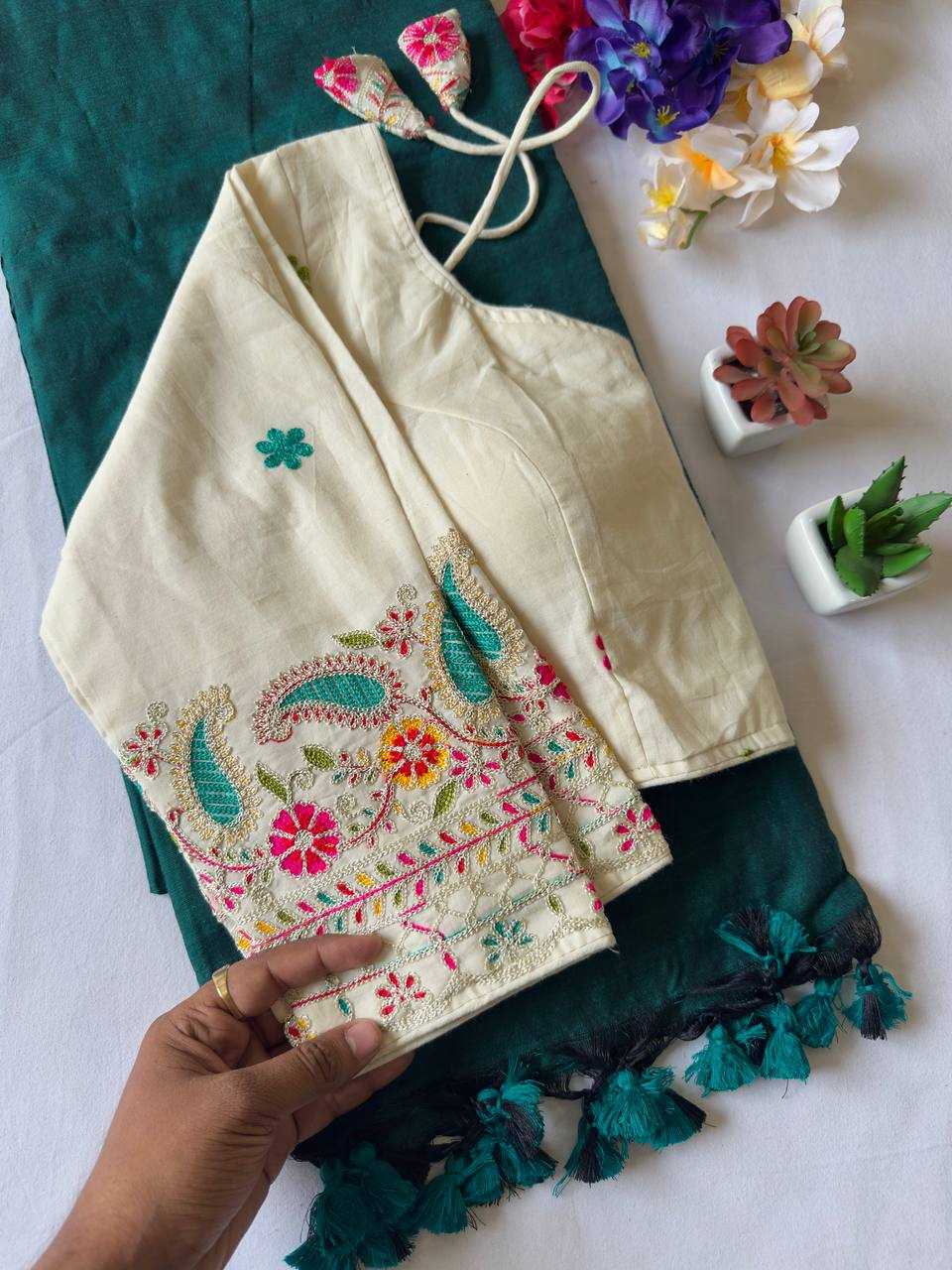 Ynf Soft Cotton Silk KESH437 PomPom Silk Sarees Wedding Collections Festive Collections Wholesale Designer Silk Sarees Cotton Silk Sarees Silk Sarees For Weddings Manufacturer