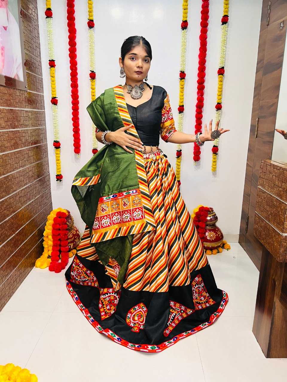 Ynf Soft Cotton Silk RIN227 7047 Lehengas Wedding Collections Festive Collections Wholesale Silk Lehenga Lehenga With Dupatta Lehenga With Blouse Manufacturer