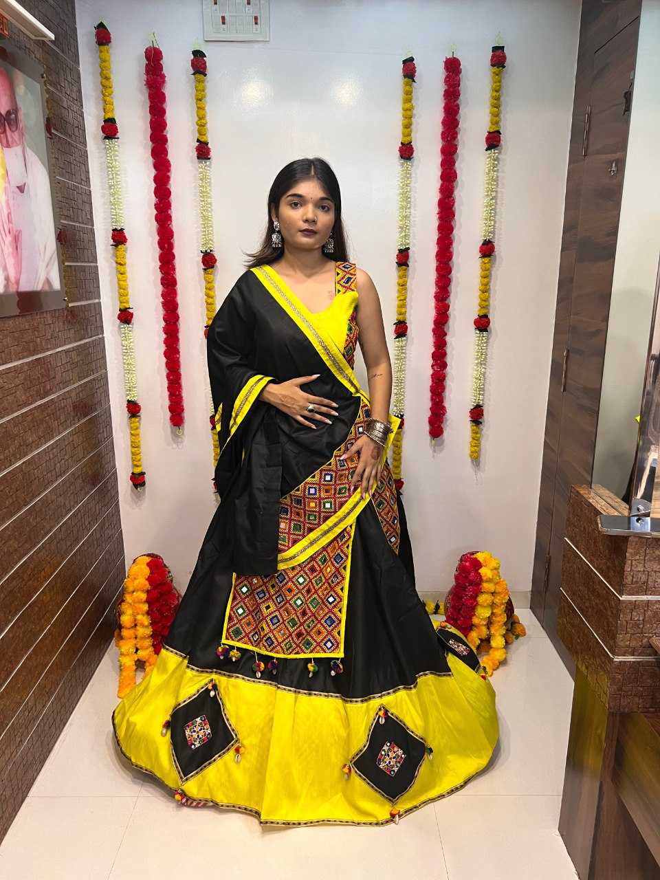 Ynf Soft Cotton Silk RIN227 7052 Lehengas Wedding Collections Festive Collections Wholesale Designer Lehenga Choli Lehenga With Blouse Navratri Chaniya Choli Manufacturer
