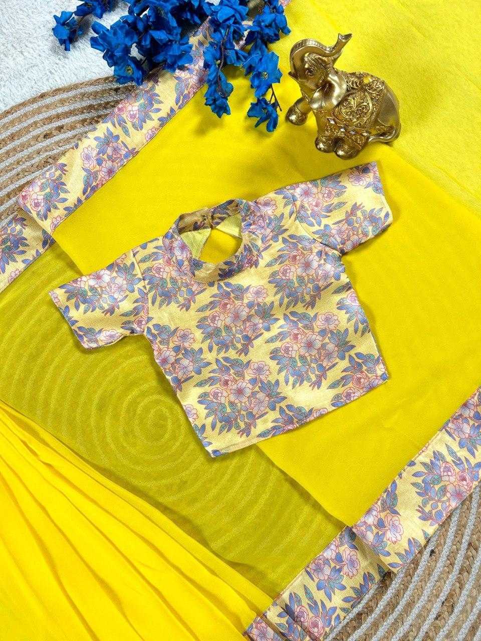 Ynf Soft Dola KESH505 324 Sarees Wholesale Ready To Wear Sarees Fancy Sarees Georgette Sarees Manufacturer
