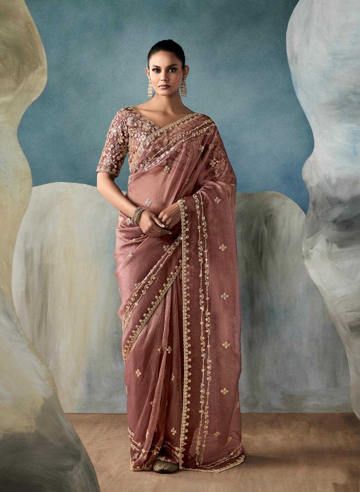 Ynf Soft Gold Crush RIN164 charm Sarees Wedding Collections Festive Collections Wholesale Sequence Sarees Embroidered Sarees Wedding Outfits Manufacturer