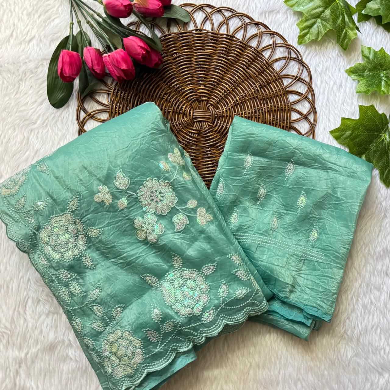 Ynf Soft Gold Crush RIN199 329 Sarees Wedding Collections Festive Collections Wholesale Designer Sarees Fancy Sarees Sequence Sarees Manufacturer