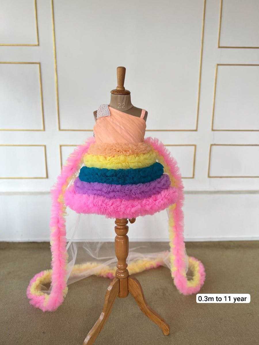 Ynf Soft Net RIN107 374 Kids Wear Wholesale Kids Frocks Girls Frock Kids Designer Frock Manufacturer