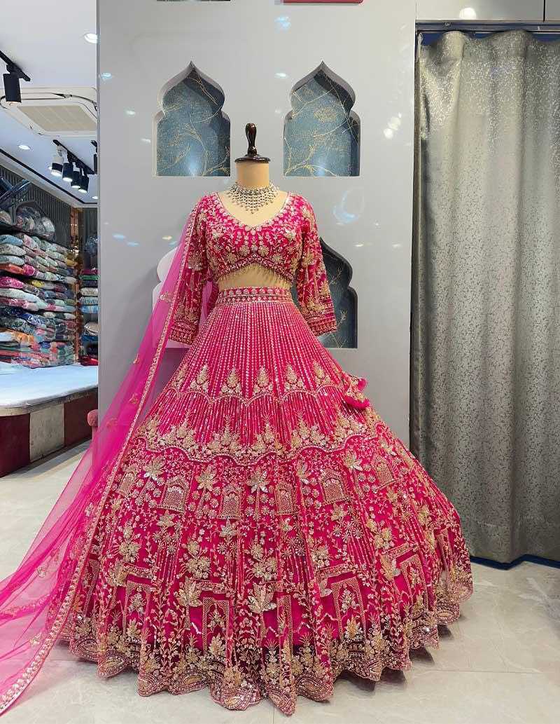 Ynf Soft Net RIN108 1764 Lehengas Wedding Collections Festive Collections Wholesale Wedding Lehenga Net Fancy Lehenga Lehenga With Blouse Manufacturer