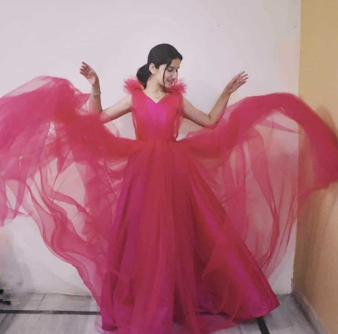 Ynf Soft Net RIN157 2104 Gowns Plus Size Collections Wholesale Party Gowns Net Gowns Designer Gowns Manufacturer