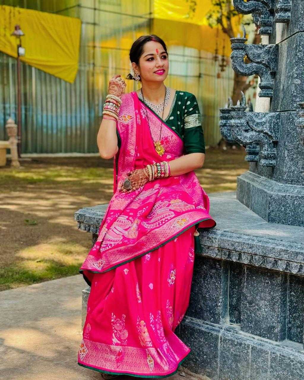 Ynf Soft Silk RIN222 Matka Silk Sarees Wedding Collections Festive Collections Wholesale Soft Silk Sarees Designer Silk Sarees Zari Border Silk Sarees Manufacturer