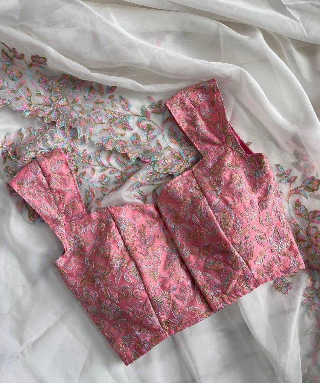 Ynf Tabby Silk Organza RIN131 516 Sarees Wedding Collections Festive Collections Wholesale Organza Sarees Embroidered Sarees Sarees With Blouse Manufacturer