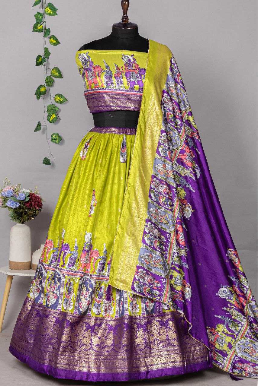 Ynf Tussar Silk KESH495 201 Lehengas Wedding Collections Festive Collections Wholesale Designer Lehenga Choli Lehenga With Blouse Navratri Chaniya Choli Manufacturer