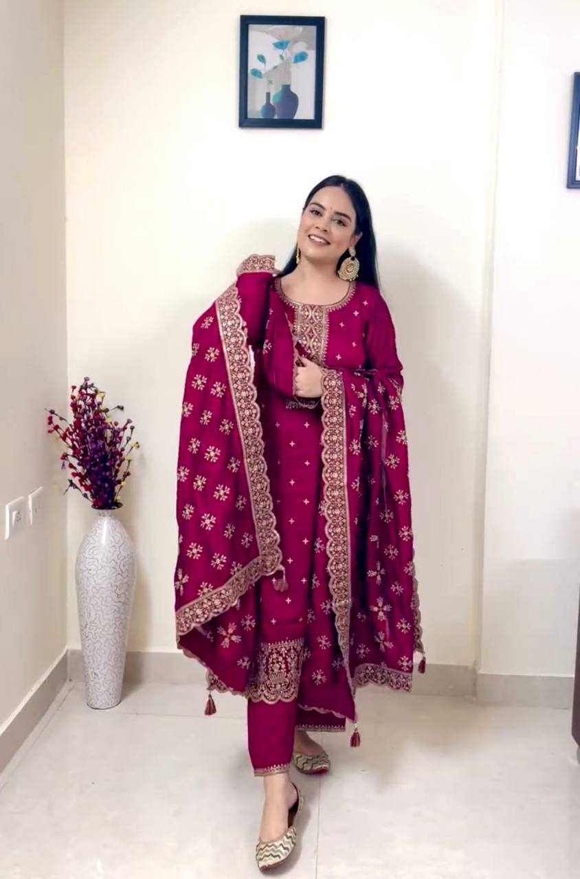 Ynf Vichitra Silk KESH506 1164 Suits & Dresses Wholesale Ladies Suits Embroidery Suits Designer Suits Manufacturer