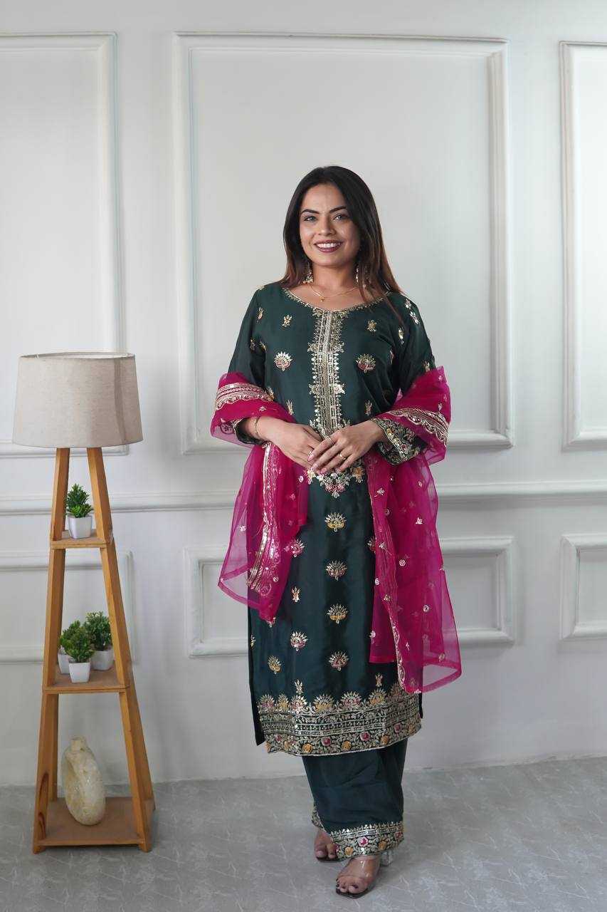 Ynf Vichitra Silk KESH506 1166 Suits & Dresses Wholesale Ladies Suits Embroidery Suits Designer Suits Manufacturer
