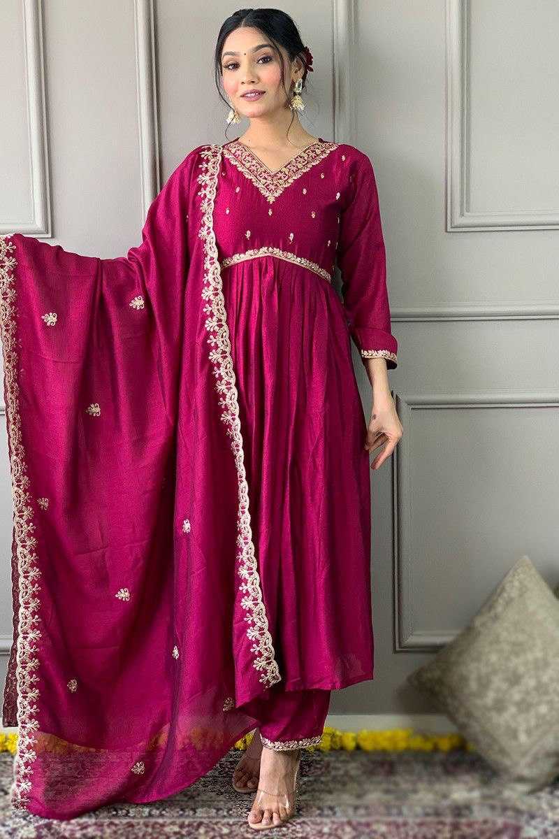 Ynf Vichitra Silk KESH510 1116 Suits & Dresses Plus Size Collections Wholesale Embroidery Suits Designer Suits Manufacturer