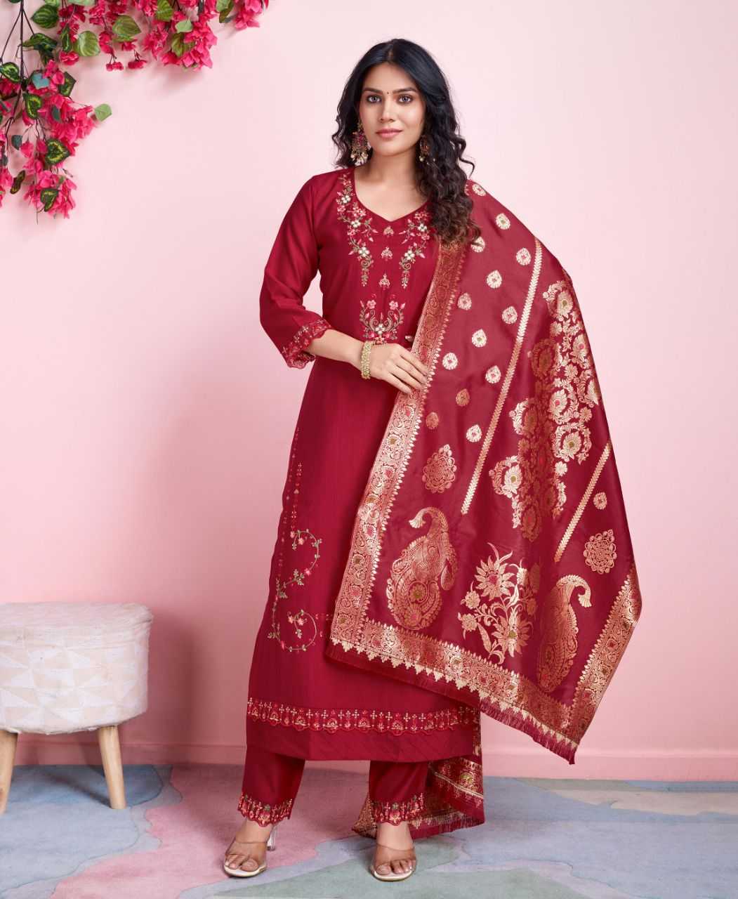 Ynf Viscose KESH507 101 Suits & Dresses Wholesale Ladies Suits Embroidery Suits Designer Suits Manufacturer