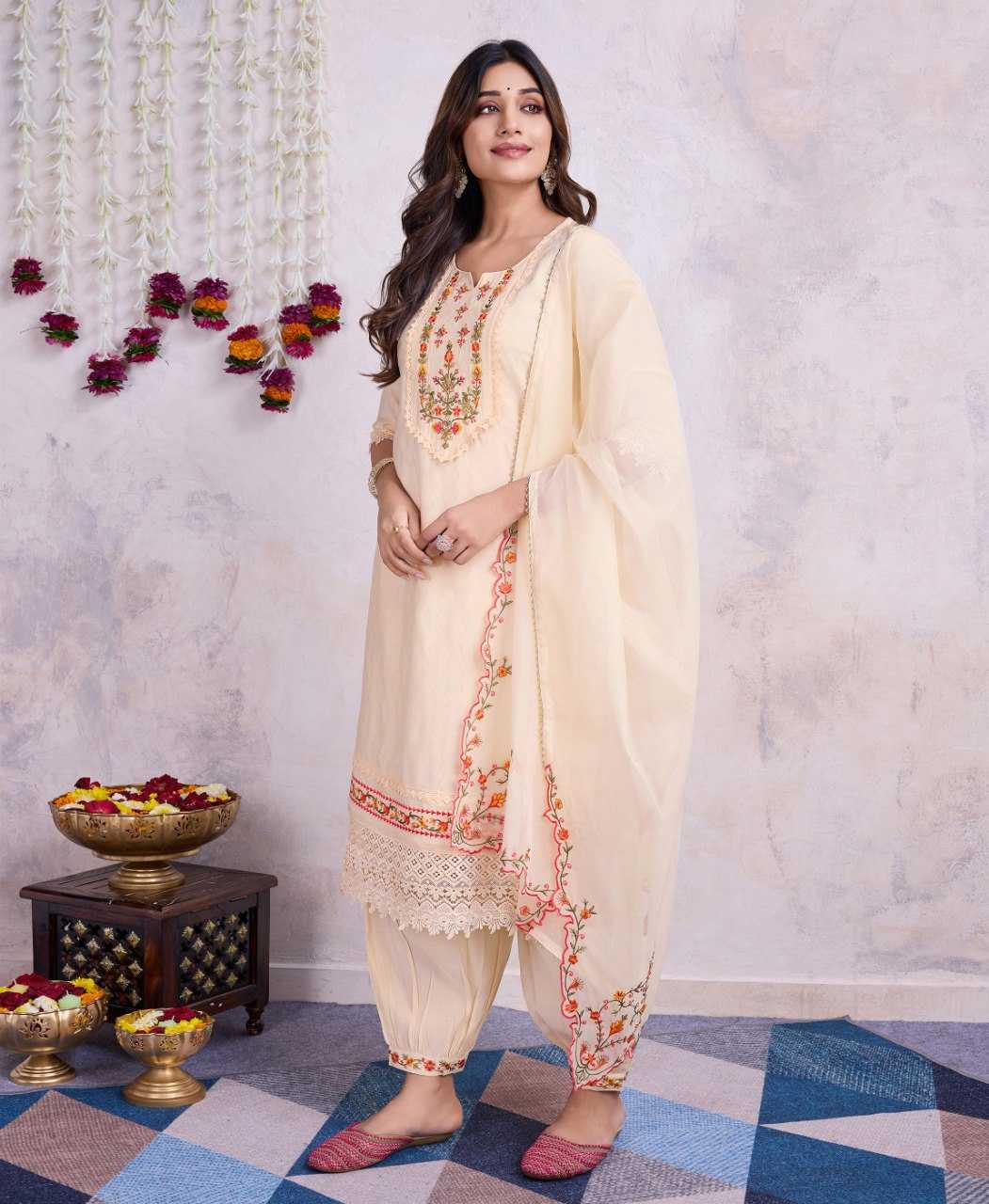 Ynf Viscose KESH507 Afghani Suits & Dresses Islamic Clothing Festive Collections Wholesale Afghani Suits Ladies Salwar Suits Embroidered Suits Manufacturer