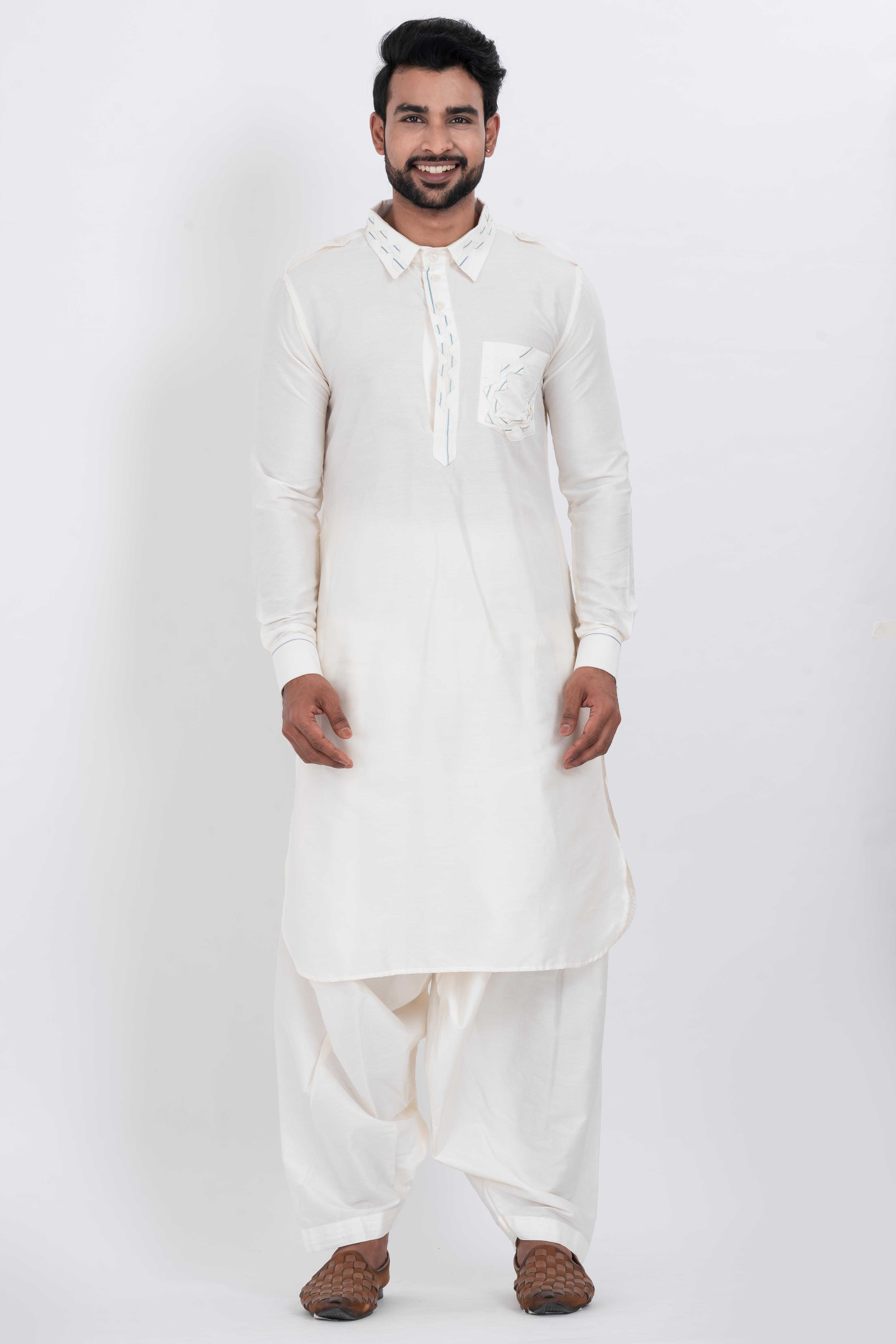 Ynf Viscose RIN223 3661B Mens Wear Festive Collections Wholesale Mens Kurtas Mens Kurta Pyjama Onam Collections Manufacturer