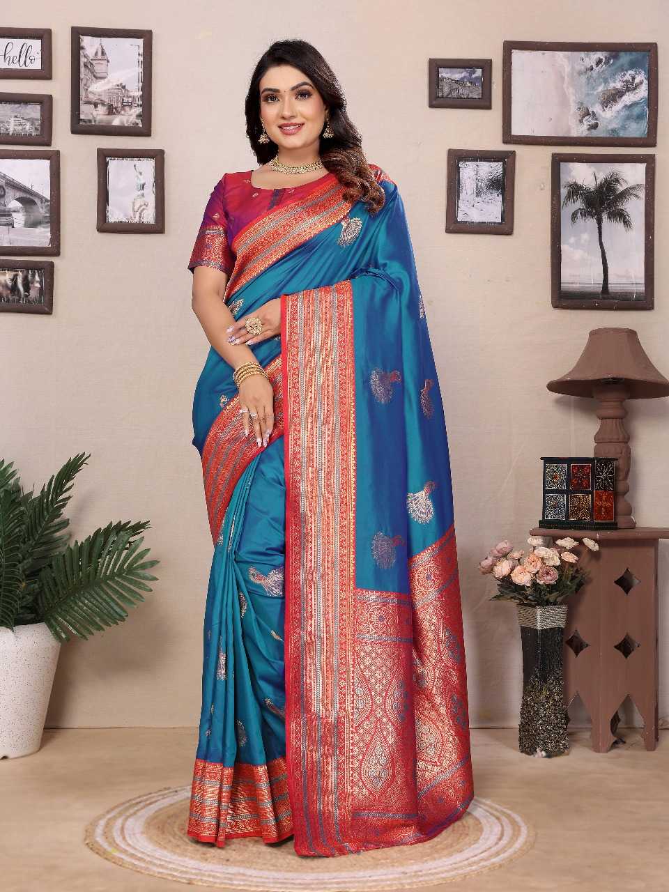 Ynf Banana Silk RIN197 3067 Silk Sarees Wholesale Bridal Silk Sarees Party Wear Silk Sarees Designer Silk Sarees Manufacturer