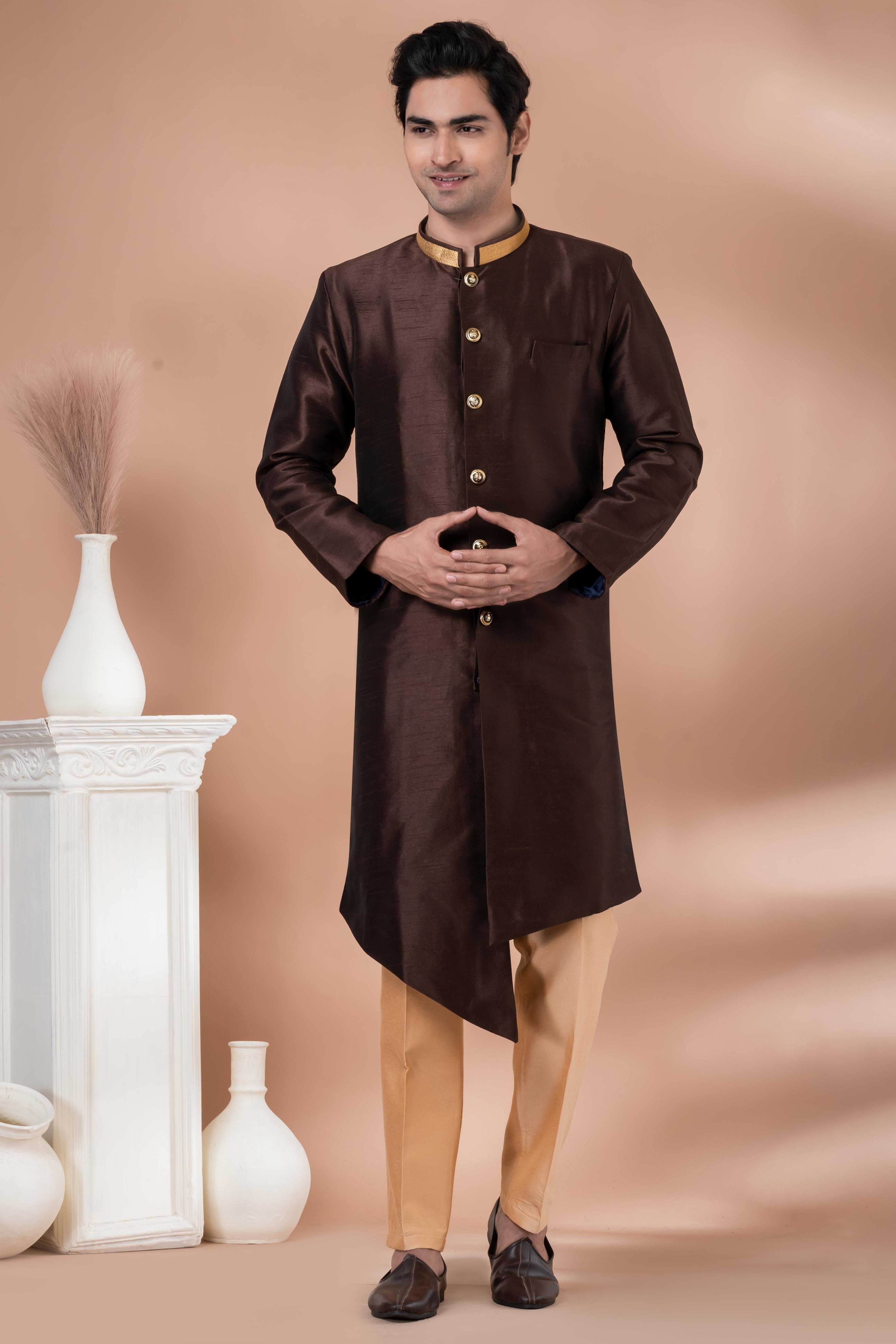 Ynf Banarasi Jacquard RIN223 1719 Mens Wear Wholesale Kurta Set with Jacket Designer Ethnic Set Indo Western Manufacturer