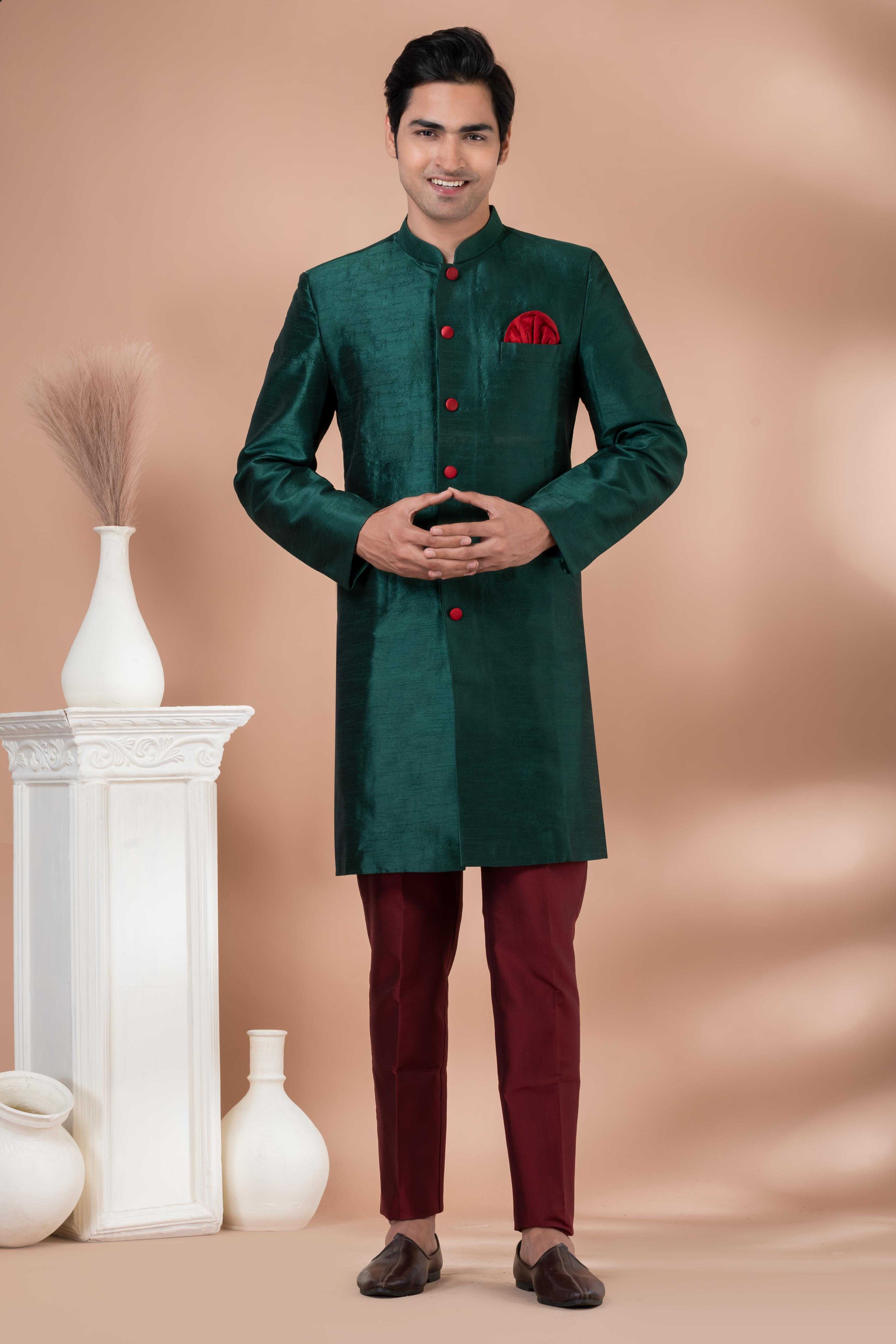 Ynf Banarasi Jacquard RIN223 1720 Mens Wear Wholesale Kurta Set with Jacket Designer Ethnic Set Indo Western Manufacturer