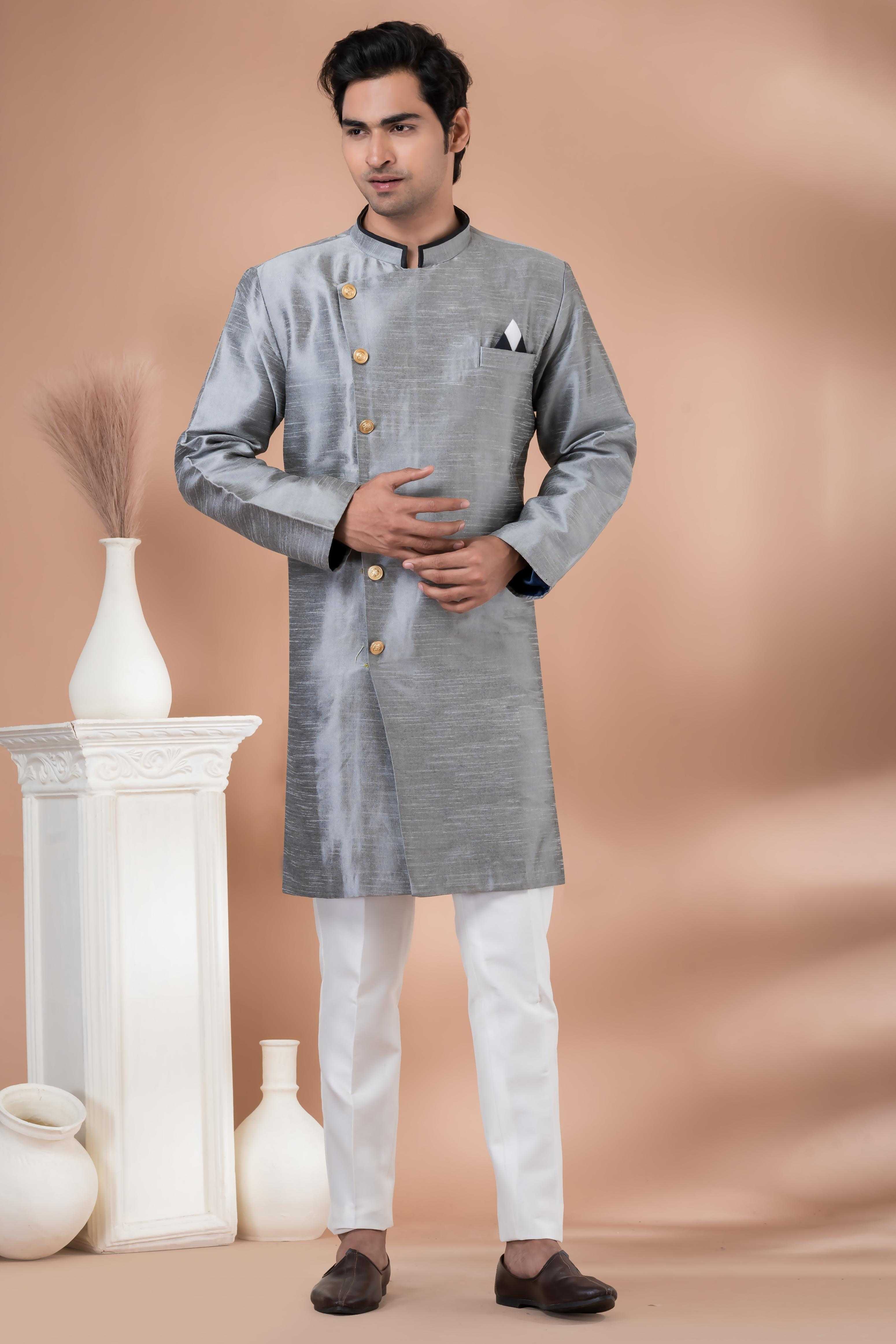 Ynf Banarasi Jacquard RIN223 1721 Mens Wear Wholesale Kurta Set with Jacket Designer Ethnic Set Indo Western Manufacturer