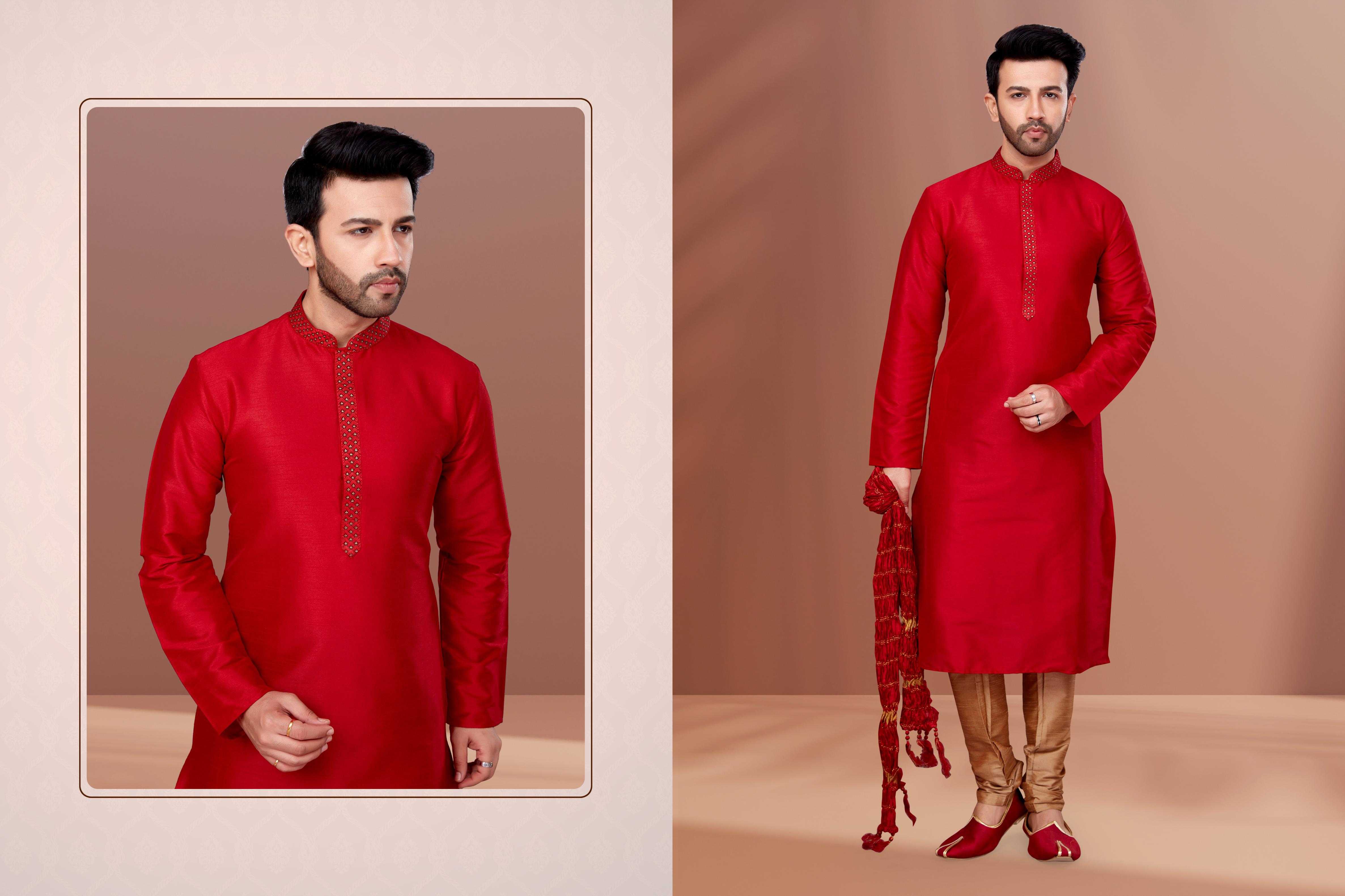 Ynf Banarasi Jacquard RIN223 3007C Mens Wear Wholesale Mens Kurtas Mens Kurta Pyjama Men Wedding kurta Manufacturer