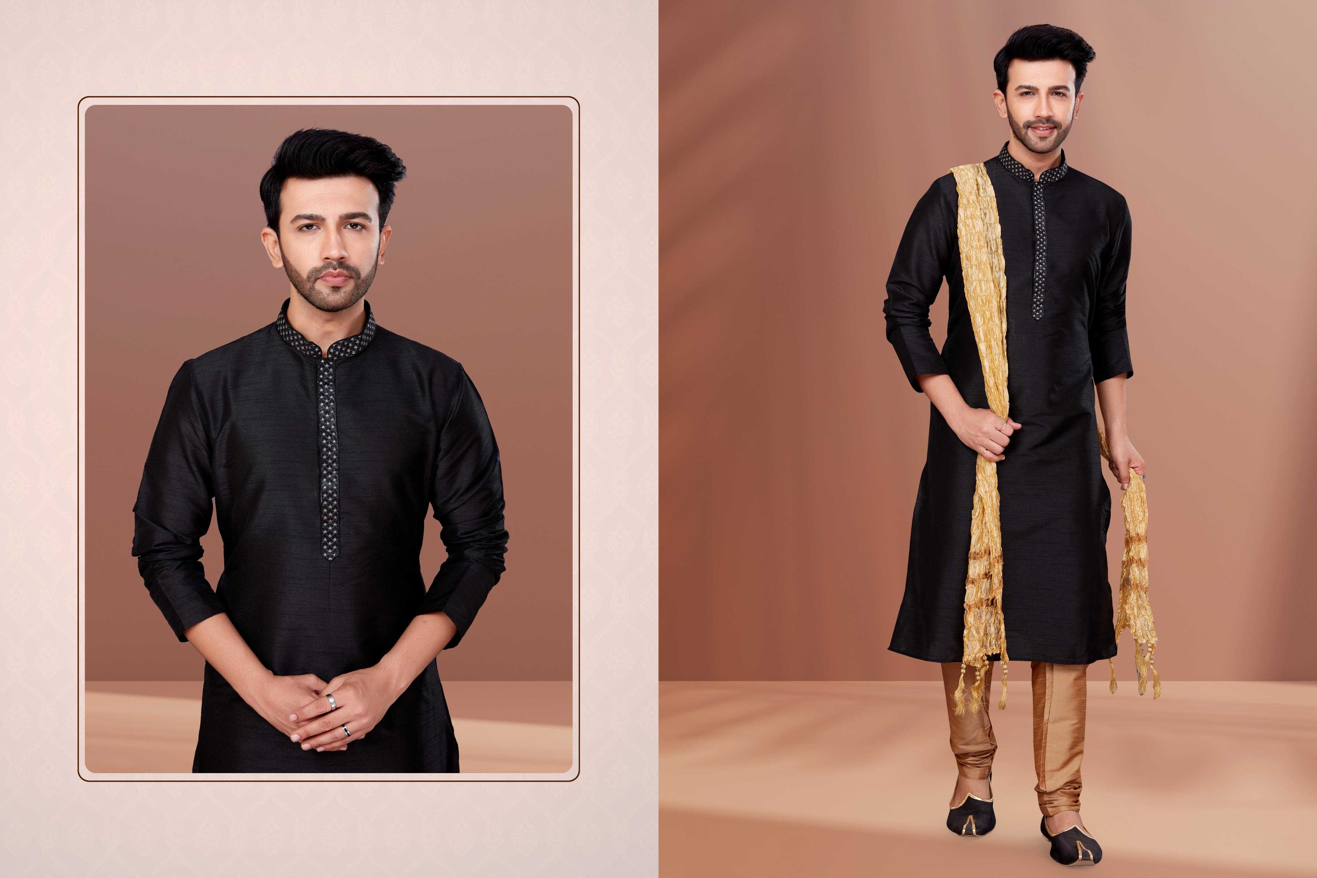 Ynf Banarasi Jacquard RIN223 3013B Mens Wear Wholesale Mens Kurtas Mens Kurta Pyjama Men Wedding kurta Manufacturer