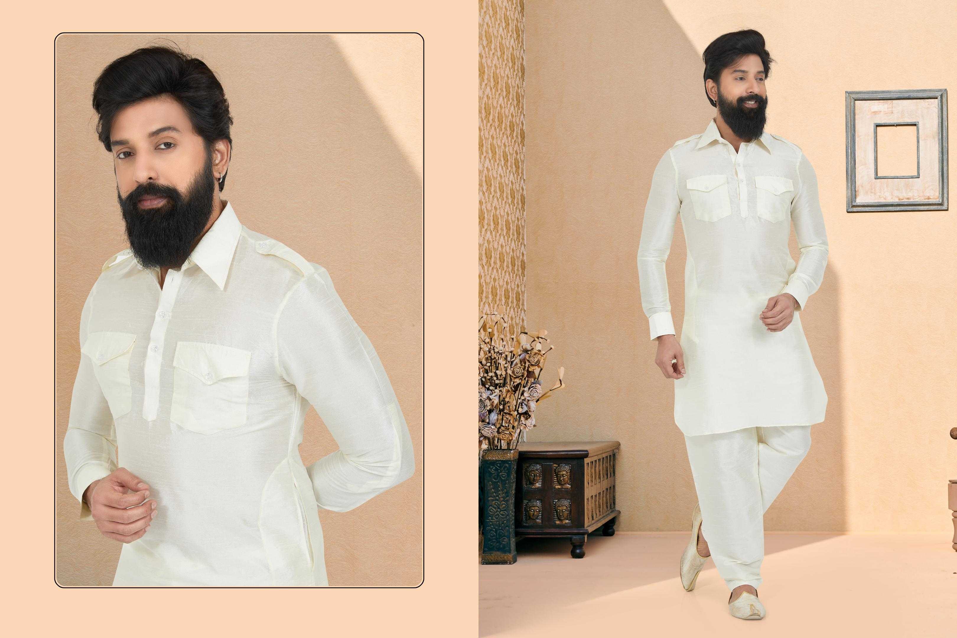 Ynf Banarasi Jacquard RIN223 3097B Mens Wear Festive Collections Wholesale Mens Kurtas Mens Kurta Pyjama Onam Collections Manufacturer