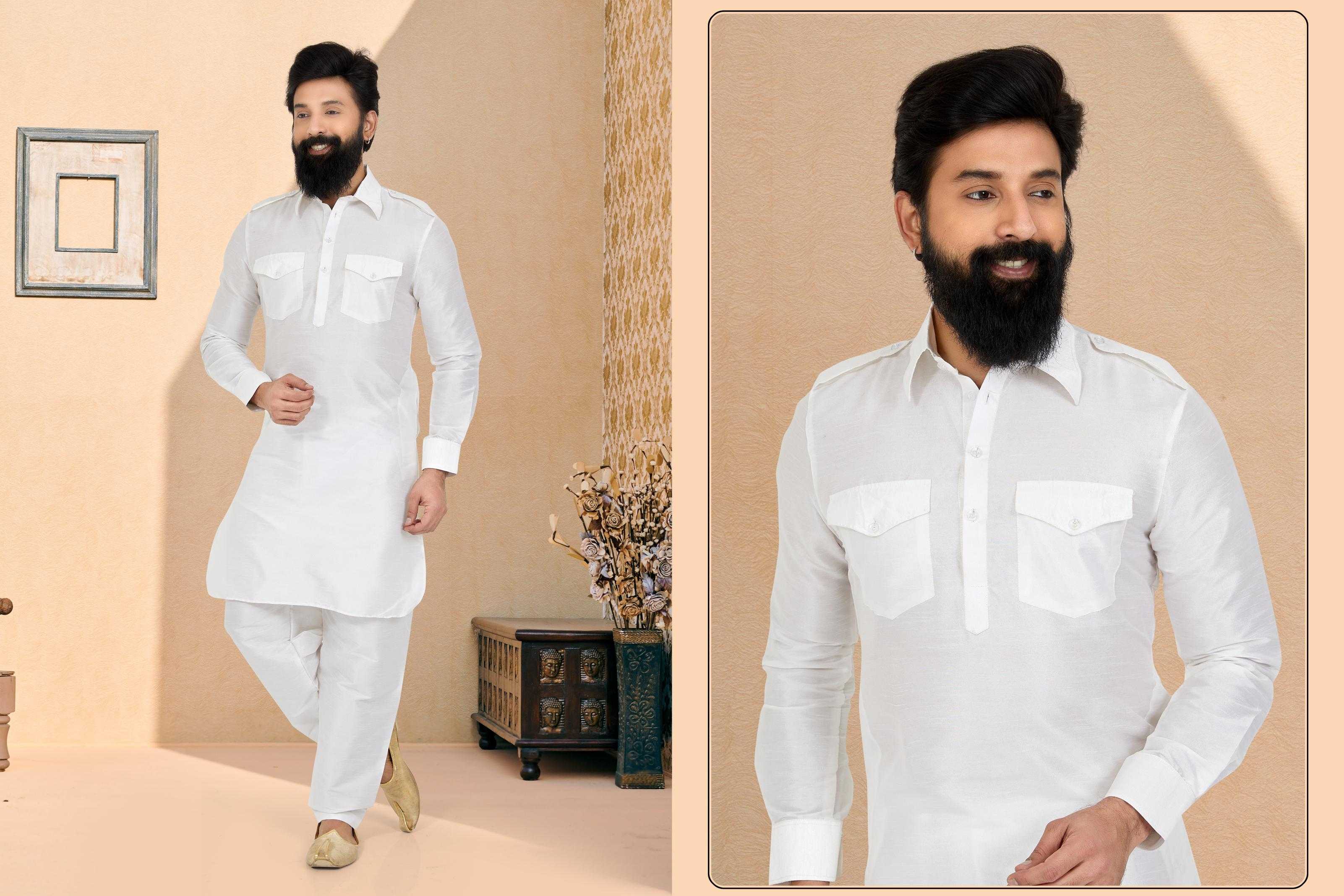 Ynf Banarasi Jacquard RIN223 3106C Mens Wear Festive Collections Wholesale Mens Kurtas Mens Kurta Pyjama Onam Collections Manufacturer