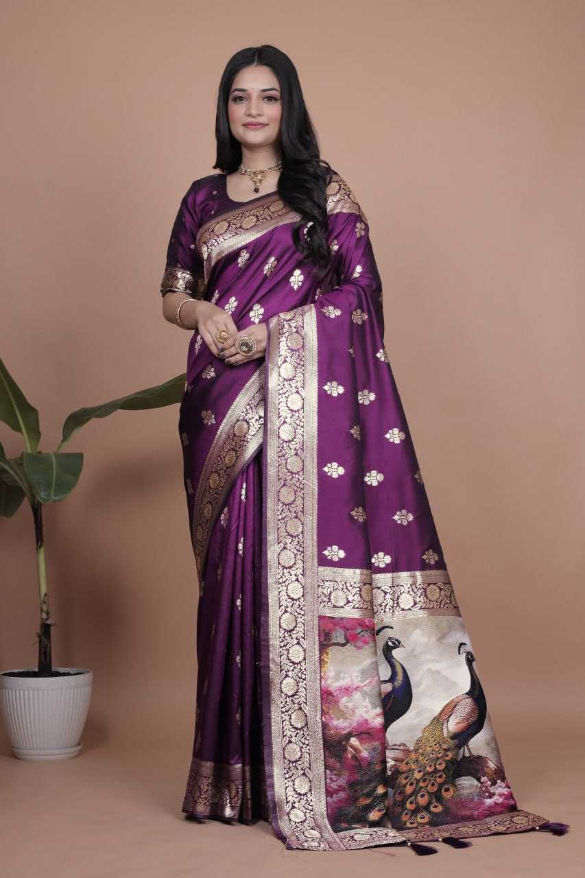 Ynf Banarasi Soft Silk KESH553 01 Silk Sarees Wedding Collections Festive Collections Wholesale Banarasi Silk Sarees Zari Border Silk Sarees Silk Sarees For Weddings Manufacturer