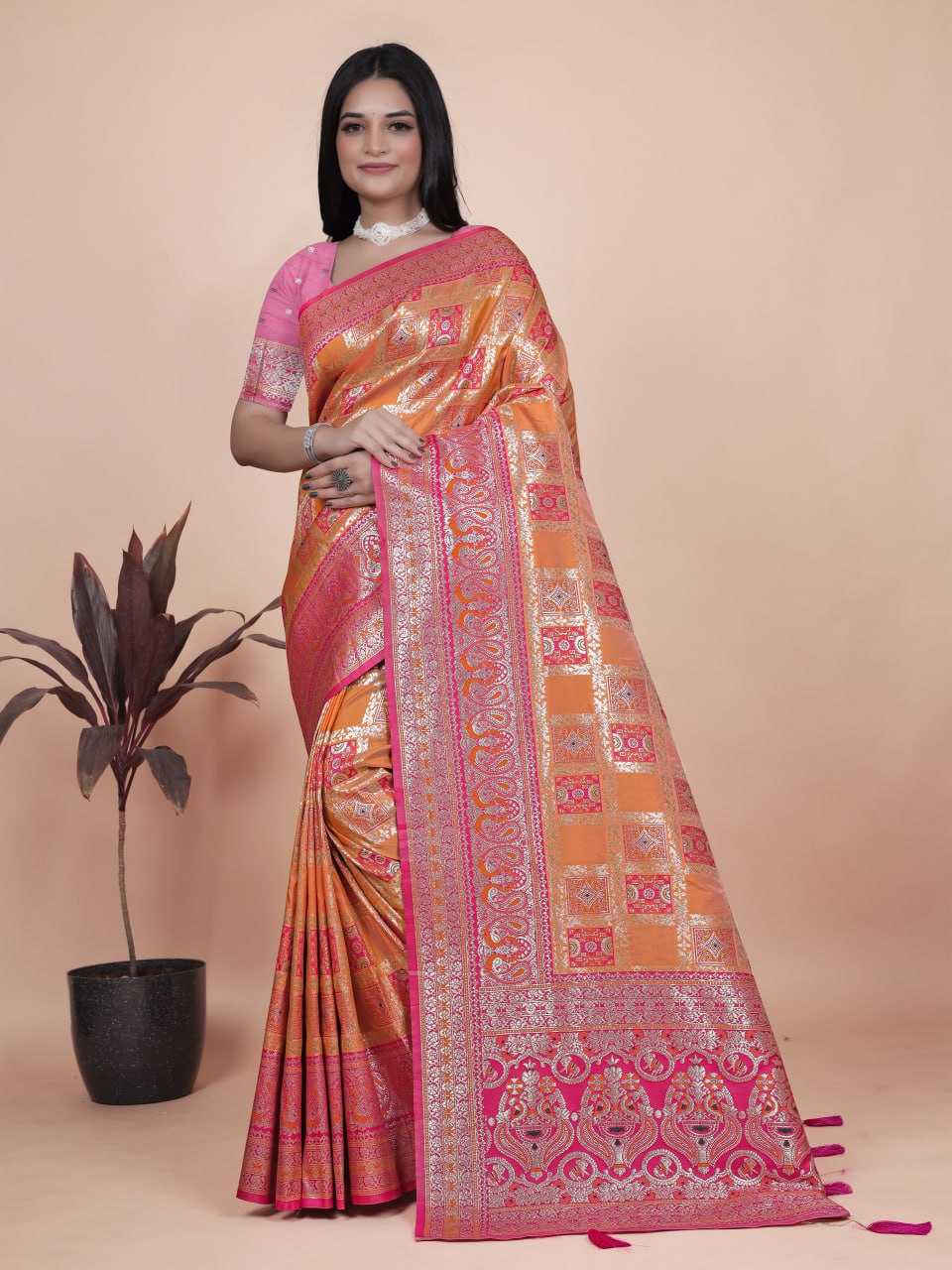 Ynf Banarasi Soft Silk KESH553 12 Silk Sarees Wedding Collections Festive Collections Wholesale Banarasi Silk Sarees Silk Sarees With Blouse Banarasi Silk Sarees With Zari Work Manufacturer