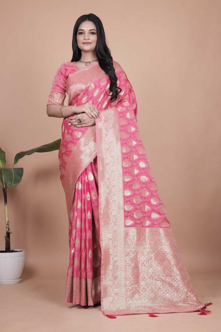 Ynf Banarasi Soft Silk KESH553 31 Silk Sarees Wedding Collections Festive Collections Wholesale Silk Sarees With Blouse Banarasi Silk Sarees With Zari Work Pink Silk Sarees Manufacturer