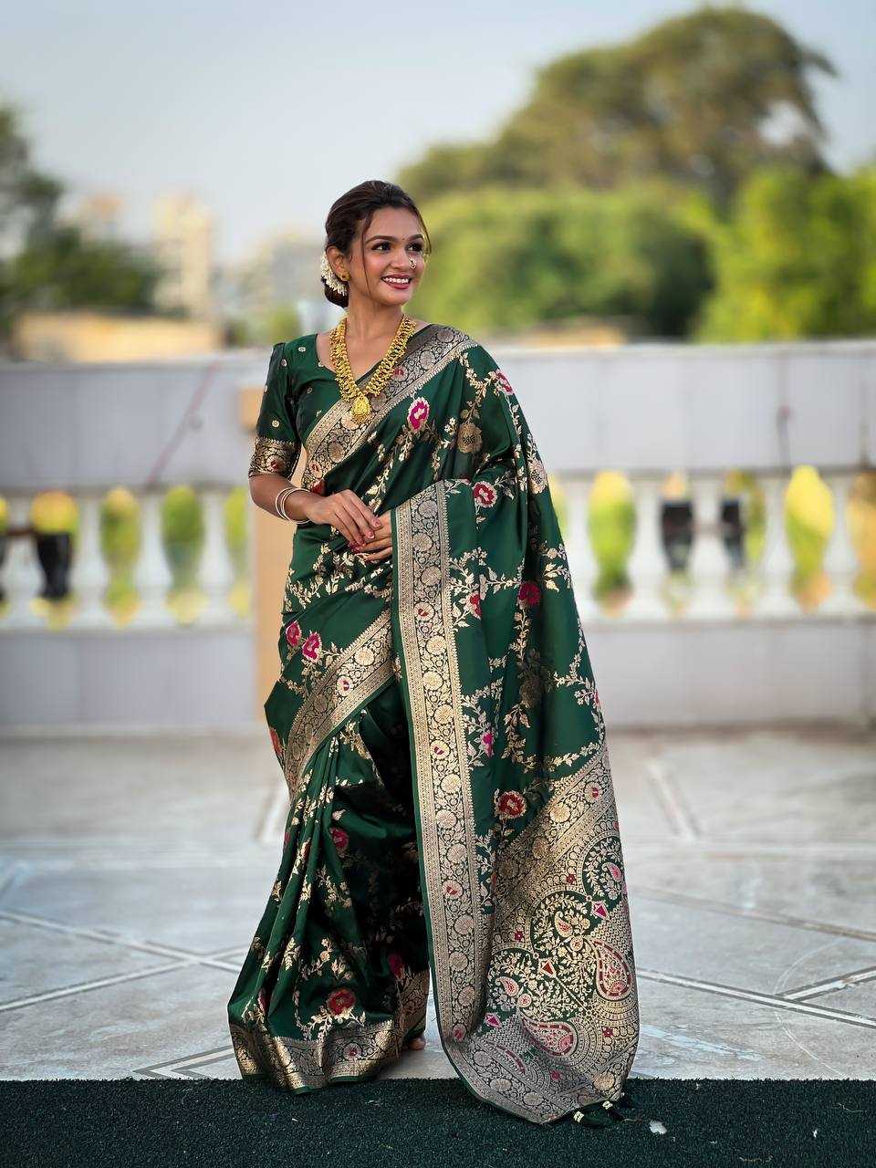 Ynf Banarasi Soft Silk RIN150 Banarasi-1 Sarees Silk Sarees Festive Collections Wholesale Banarasi Silk Sarees Traditional Silk Sarees Silk Sarees With Blouse Manufacturer