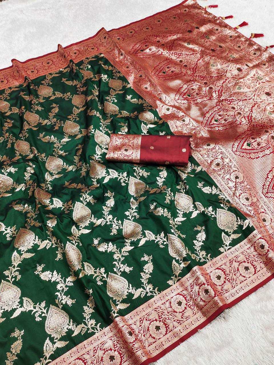 Ynf Banarasi Soft Silk RIN150 Banarasi-12 Sarees Silk Sarees Festive Collections Wholesale Banarasi Silk Sarees Traditional Silk Sarees Silk Sarees With Blouse Manufacturer