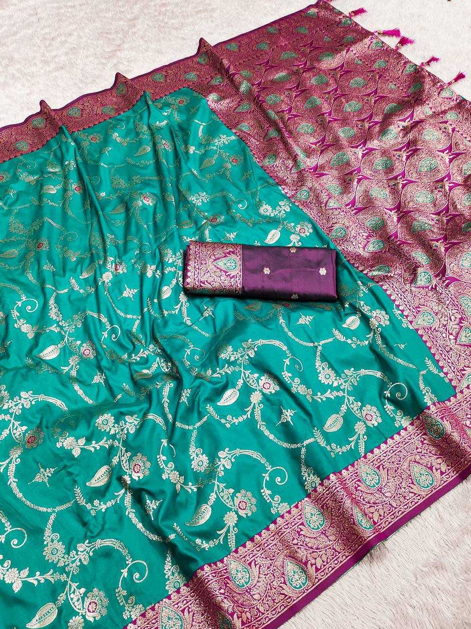 Ynf Banarasi Soft Silk RIN150 Banarasi-13 Sarees Silk Sarees Festive Collections Wholesale Banarasi Silk Sarees Traditional Silk Sarees Silk Sarees With Blouse Manufacturer