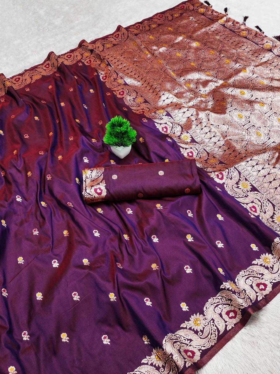 Ynf Banarasi Soft Silk RIN150 Banarasi-18 Sarees Silk Sarees Festive Collections Wholesale Banarasi Silk Sarees Traditional Silk Sarees Silk Sarees With Blouse Manufacturer