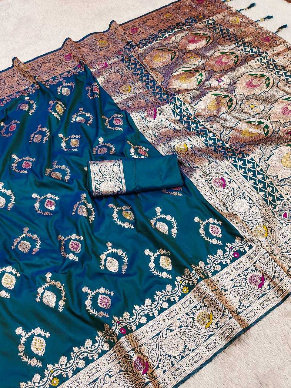Ynf Banarasi Soft Silk RIN150 Banarasi-19 Sarees Silk Sarees Festive Collections Wholesale Banarasi Silk Sarees Traditional Silk Sarees Festival Silk Sarees Manufacturer