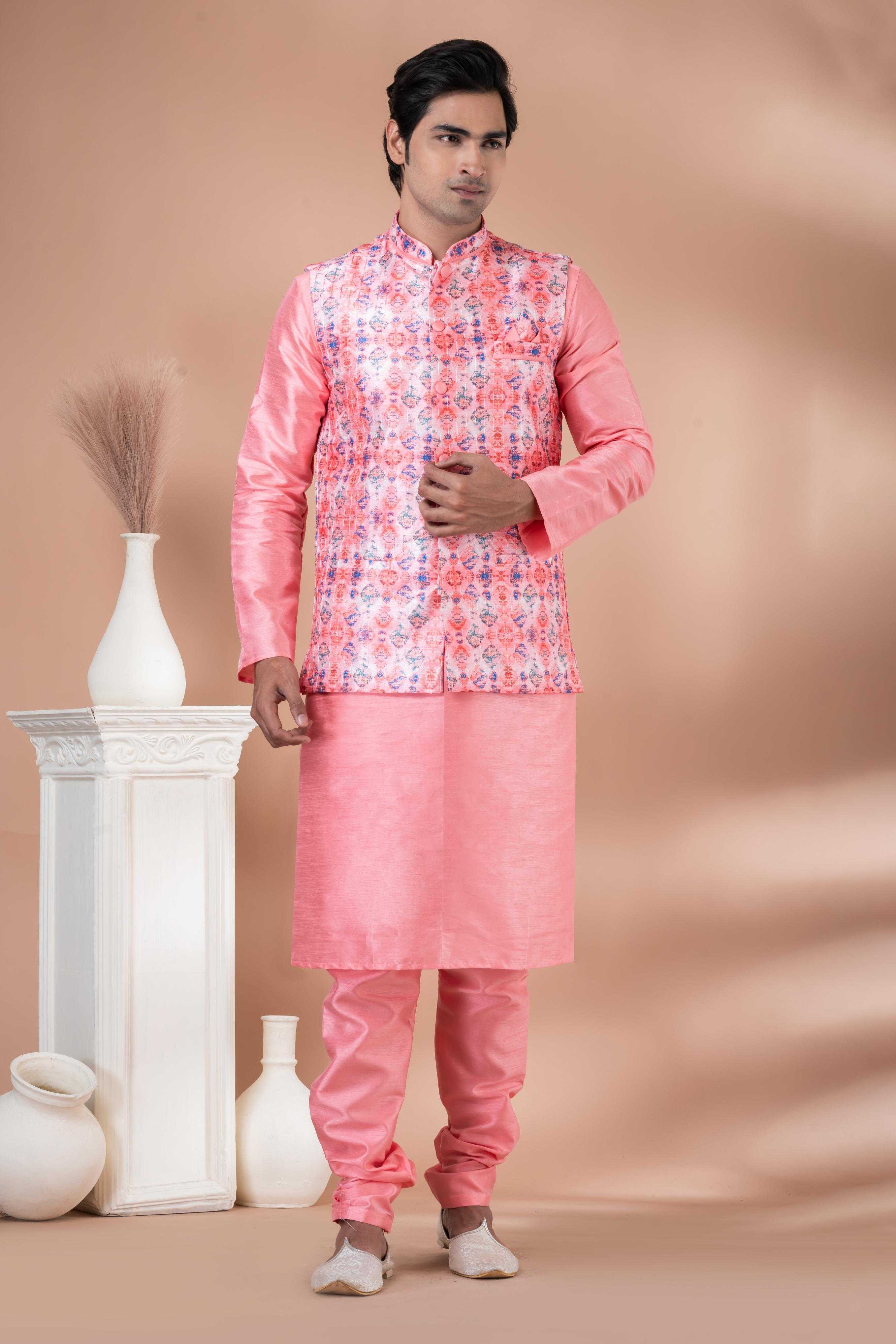 Ynf Banarasi Soft Silk RIN223 2333A Mens Wear Wholesale Nehru Jacket Festive & Wedding Coats Modi Jackets Manufacturer