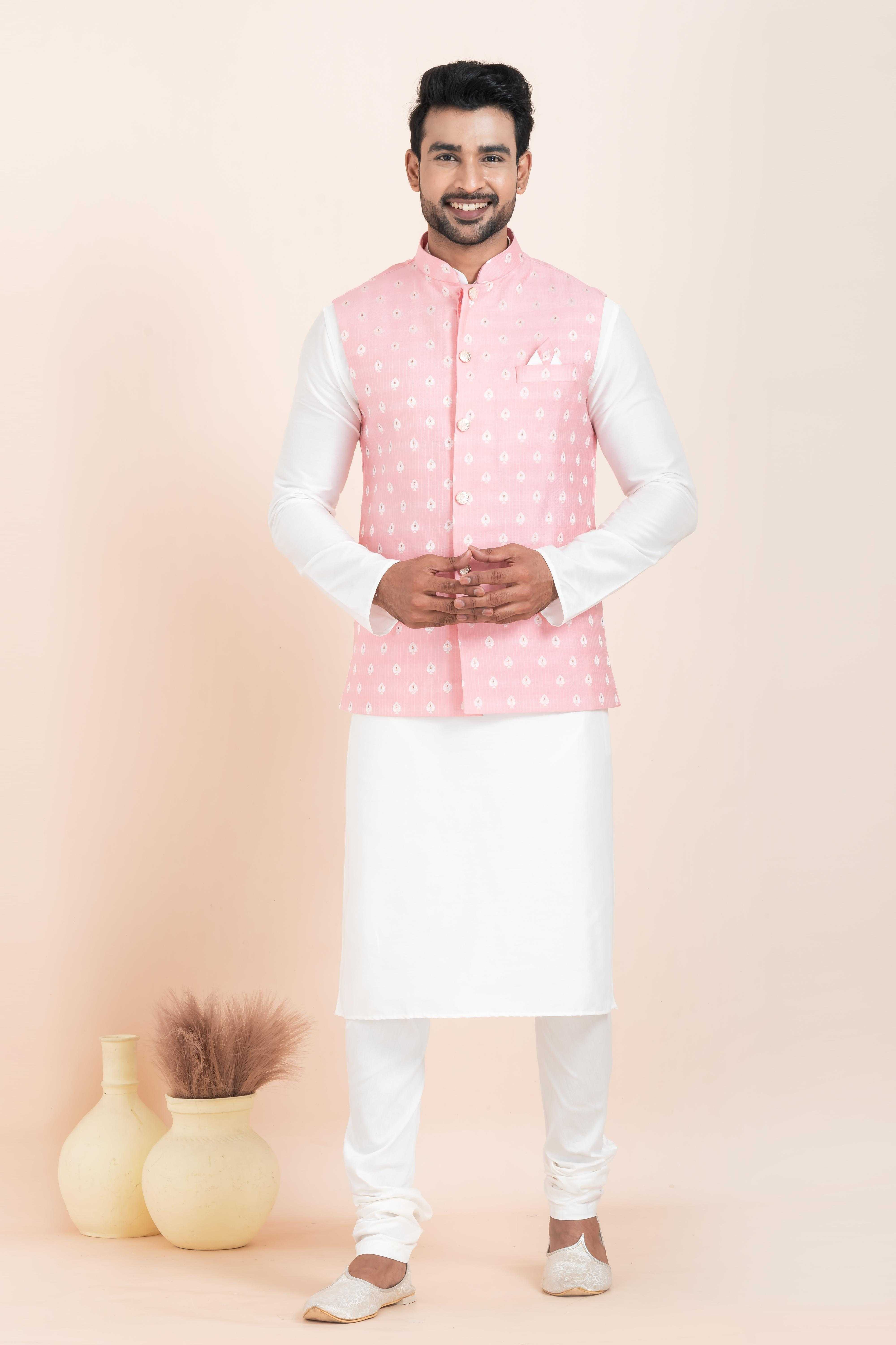 Ynf Banarasi Soft Silk RIN223 2369C Mens Wear Festive Collections Wholesale Nehru Jacket Onam Collections Modi Jackets Manufacturer
