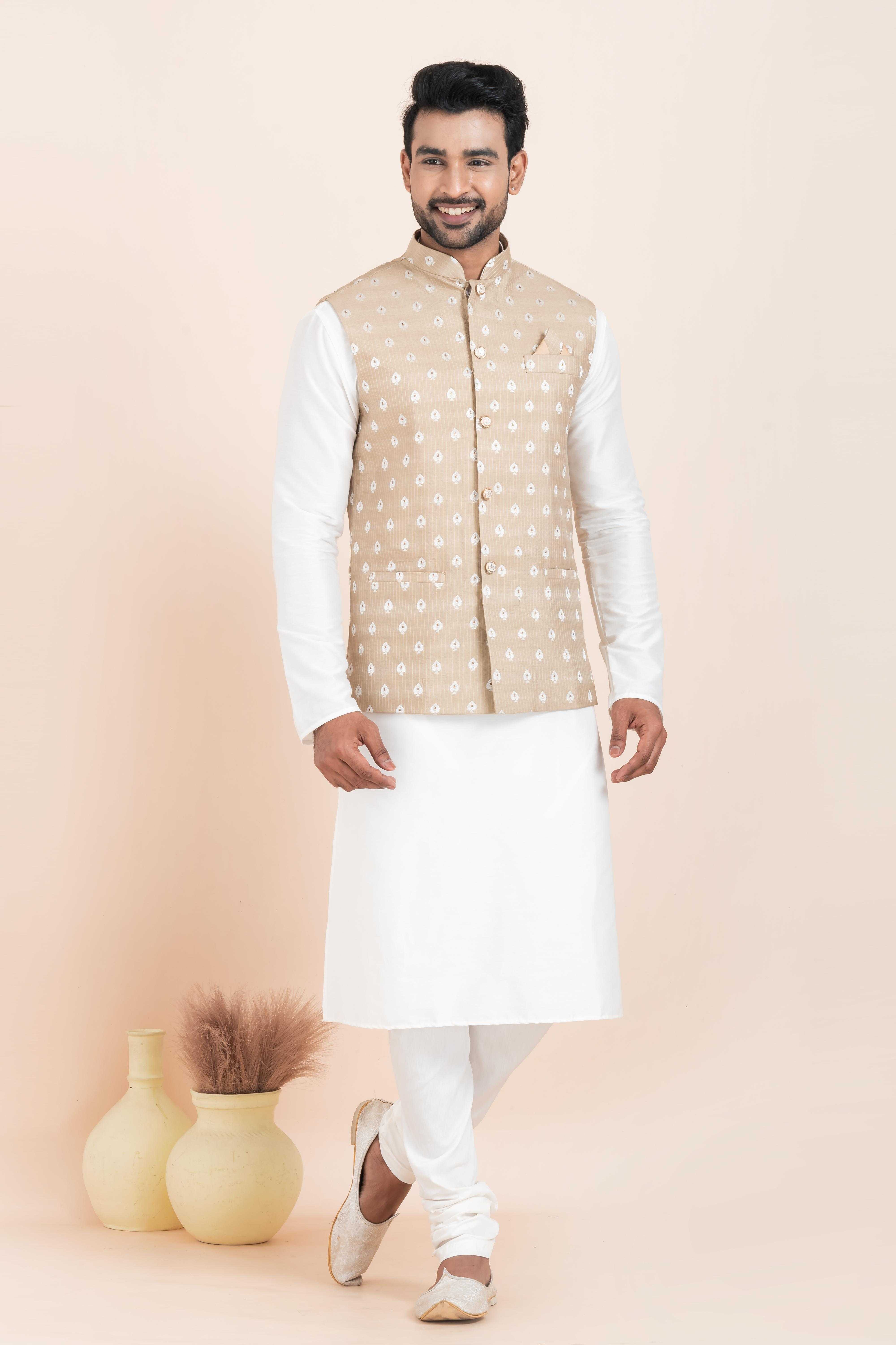 Ynf Banarasi Soft Silk RIN223 2370A Mens Wear Festive Collections Wholesale Nehru Jacket Onam Collections Modi Jackets Manufacturer