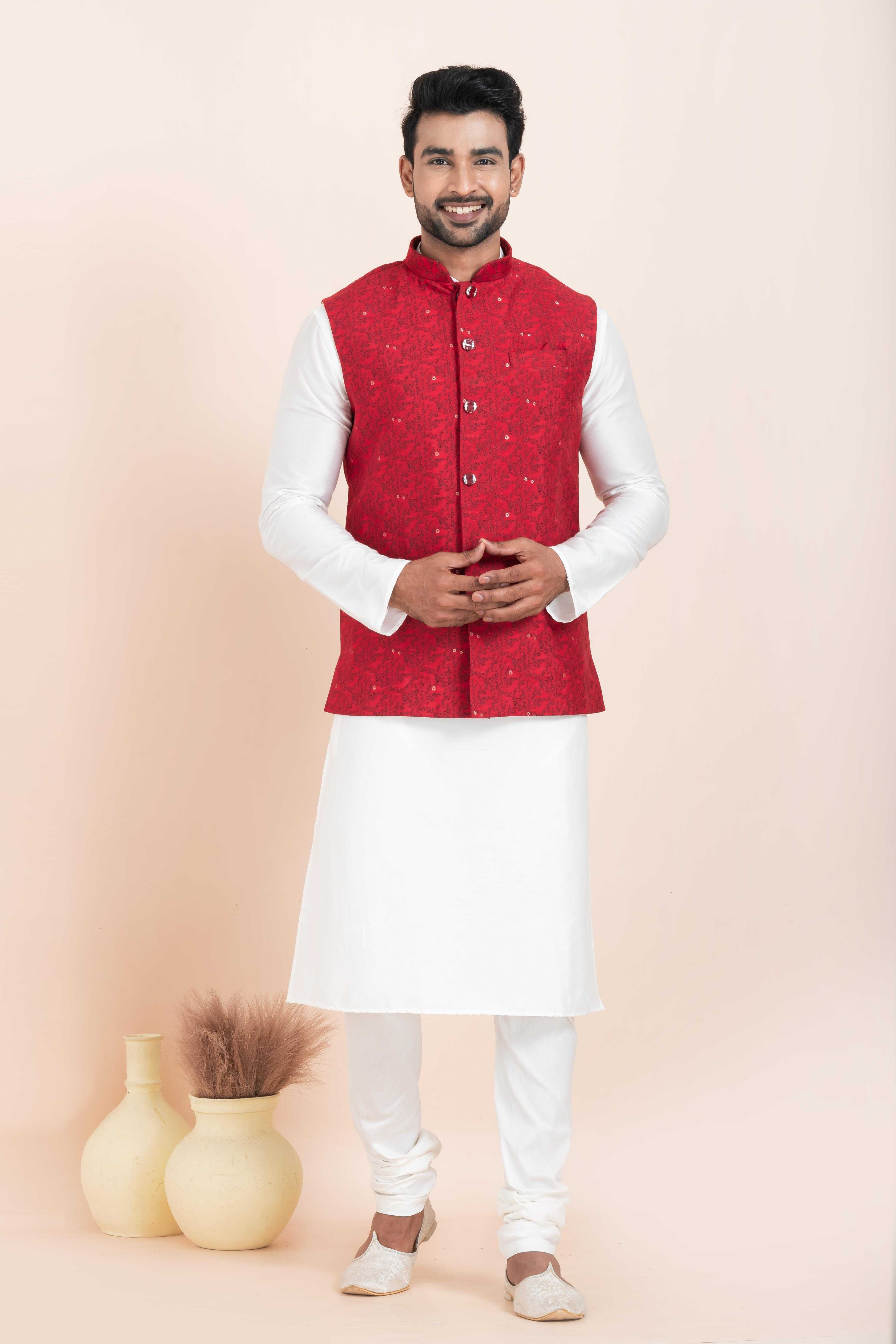Ynf Banarasi Soft Silk RIN223 2373B Mens Wear Festive Collections Wholesale Nehru Jacket Onam Collections Modi Jackets Manufacturer