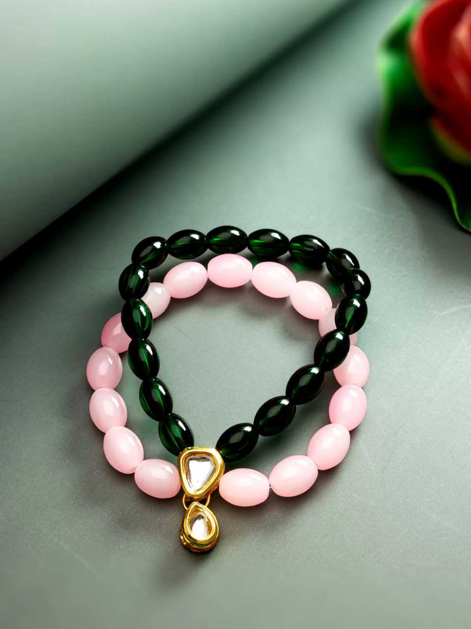 Ynf Brass KESH105 BG2425 Womens Jewellery Wholesale Brass Gold Bracelets Pearl Jewelry Party Wear Jewelry Manufacturer