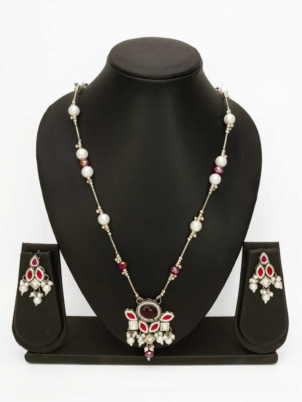 Ynf Brass KESH105 NK4762 Womens Jewellery Wholesale Oxidized Jewellery Set Manufacturer