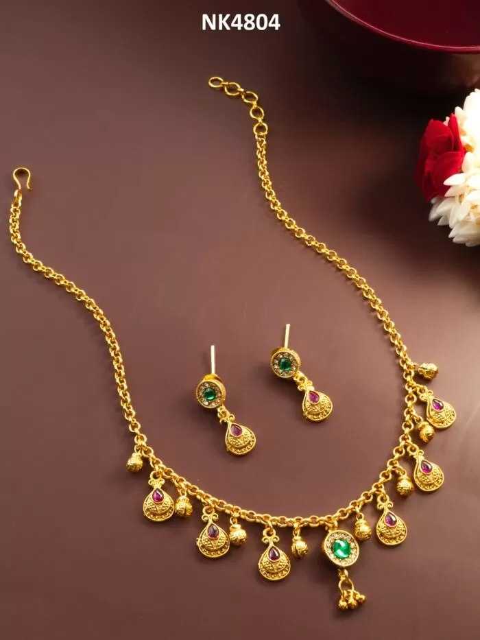 Ynf Brass KESH105 NK4804 Womens Jewellery Wholesale Choker Necklaces Fancy Mala Necklaces Necklaces Set Manufacturer