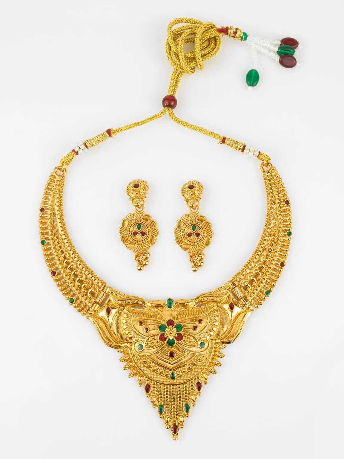 Ynf Brass KESH105 NK4809 Womens Jewellery Wholesale Necklaces Set Manufacturer