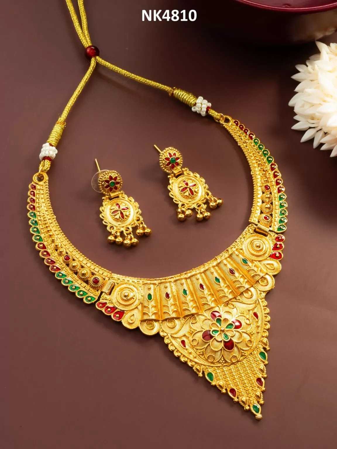 Ynf Brass KESH105 NK4811 Womens Jewellery Wholesale Necklaces Set Manufacturer