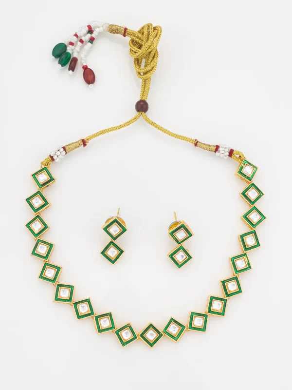 Ynf Alloy KESH105 NK4800 Womens Jewellery Wholesale Choker Necklaces Fancy Mala Necklaces Designer Crystal Necklaces Manufacturer